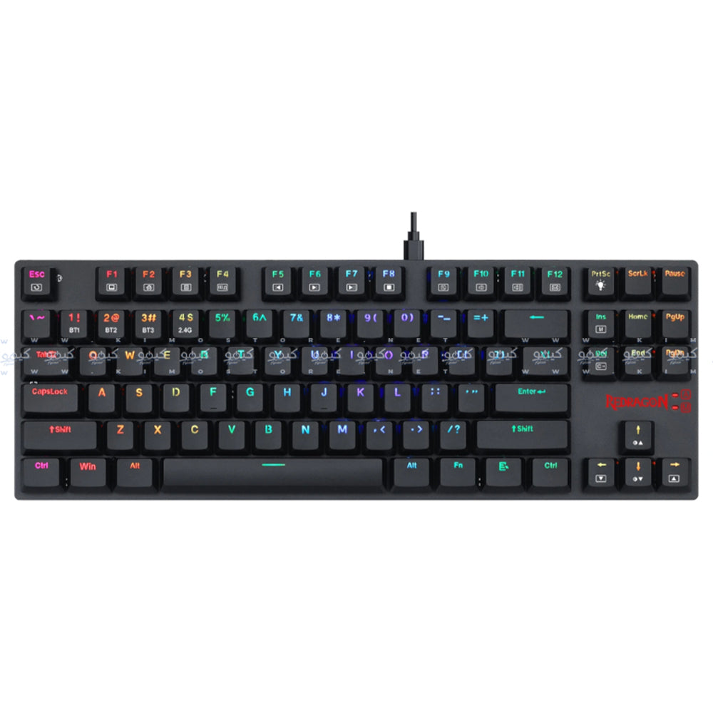 Redragon K607 APS TKL Wired RGB Gaming Keyboard English & Arabic