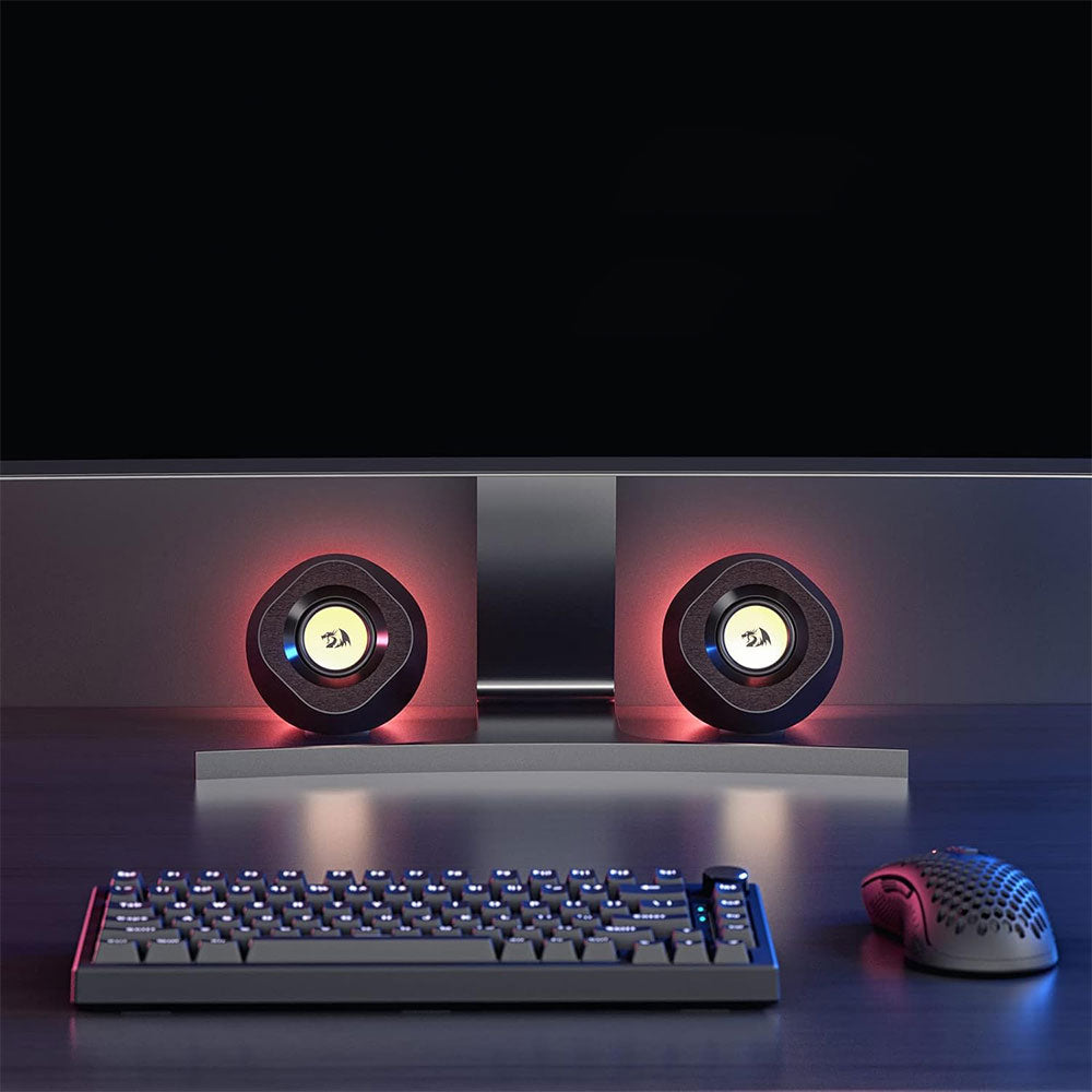 صب ووفر ريدراجون Kaidas Pro GS590 RGB 2.1 - أسود