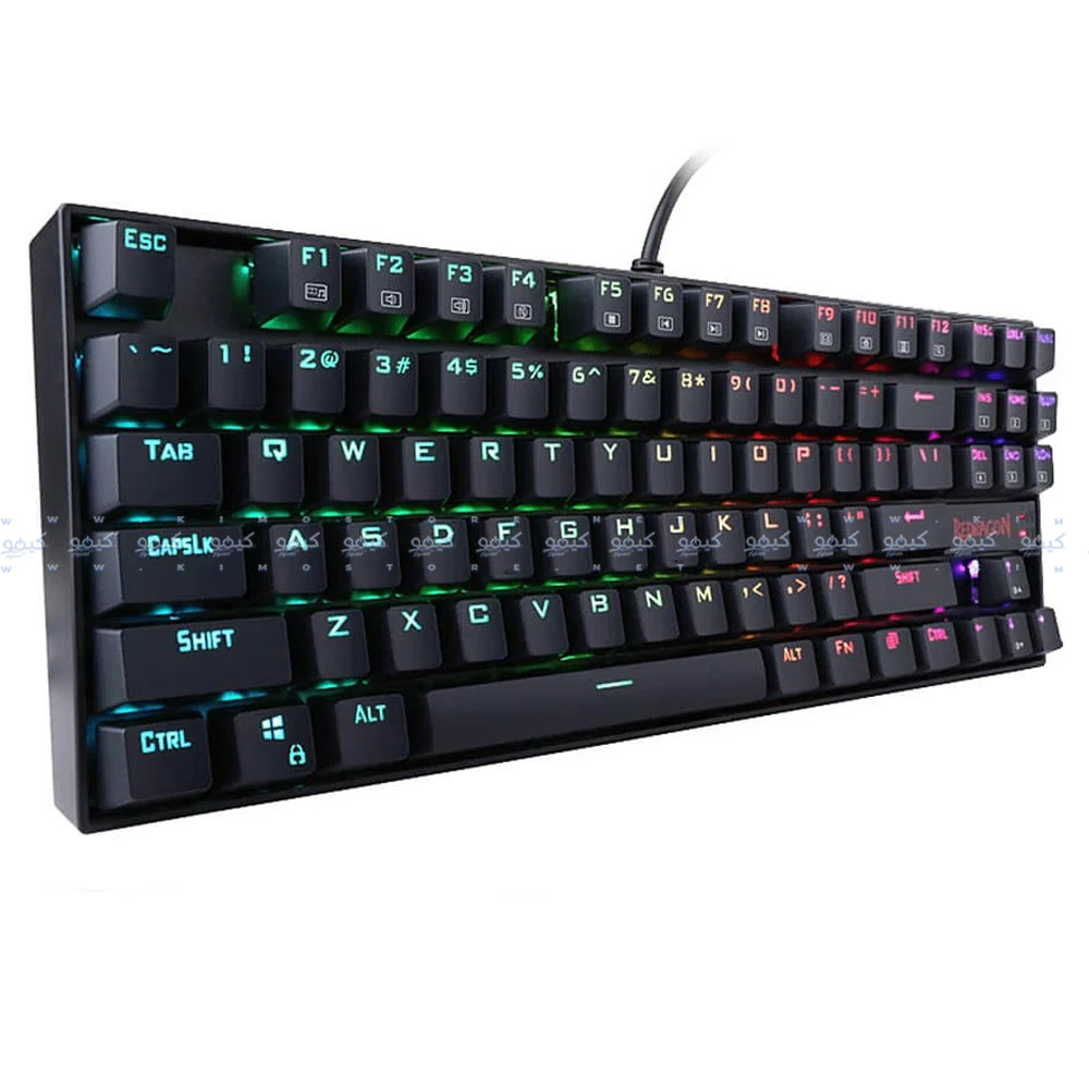 Redragon Kumara K552-KR Red Switch Wired Rainbow Gaming Keyboard English & Arabic