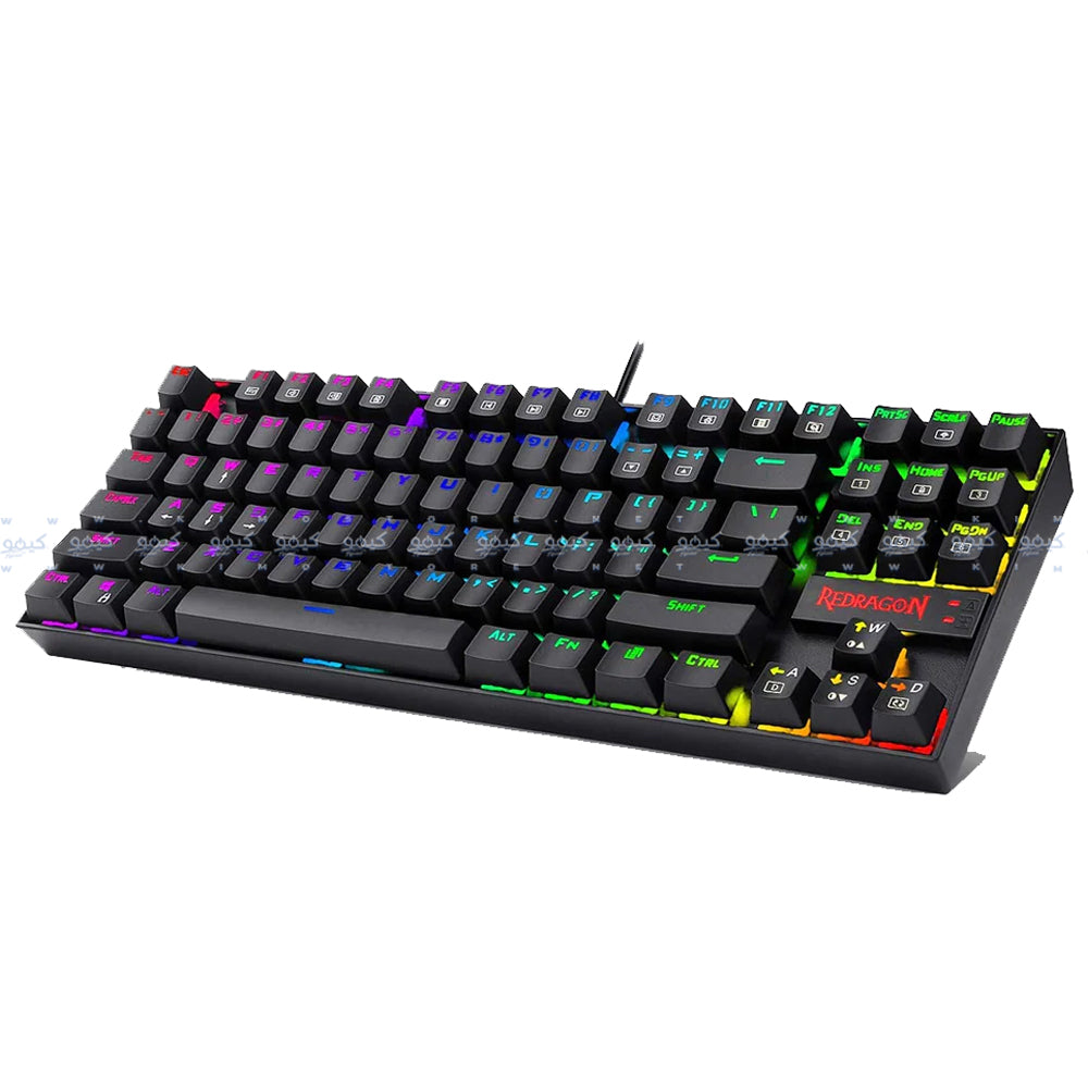 Redragon Kumara K552-KR Red Switch Wired Rainbow Gaming Keyboard English & Arabic