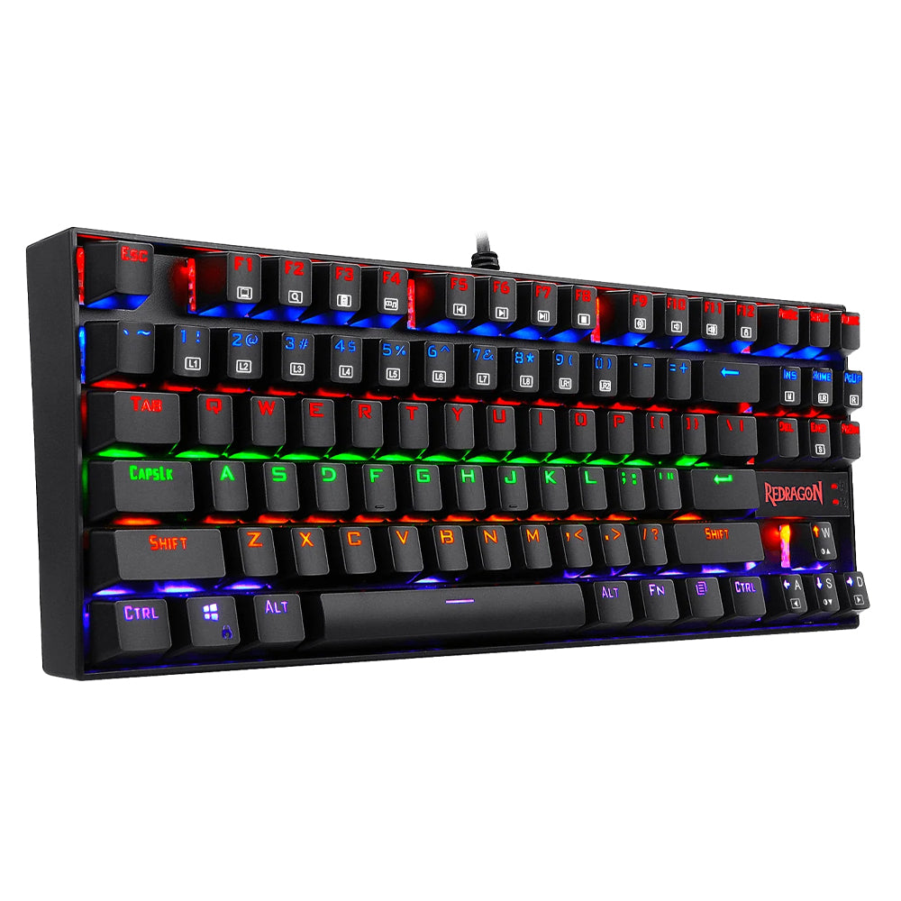 Redragon Kumara K552-KR Red Switch Wired Rainbow Gaming Keyboard 