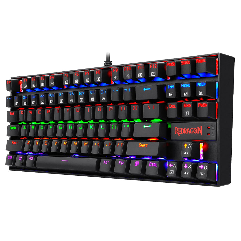 Redragon Kumara K552-KR Red Switch Wired Rainbow Gaming 