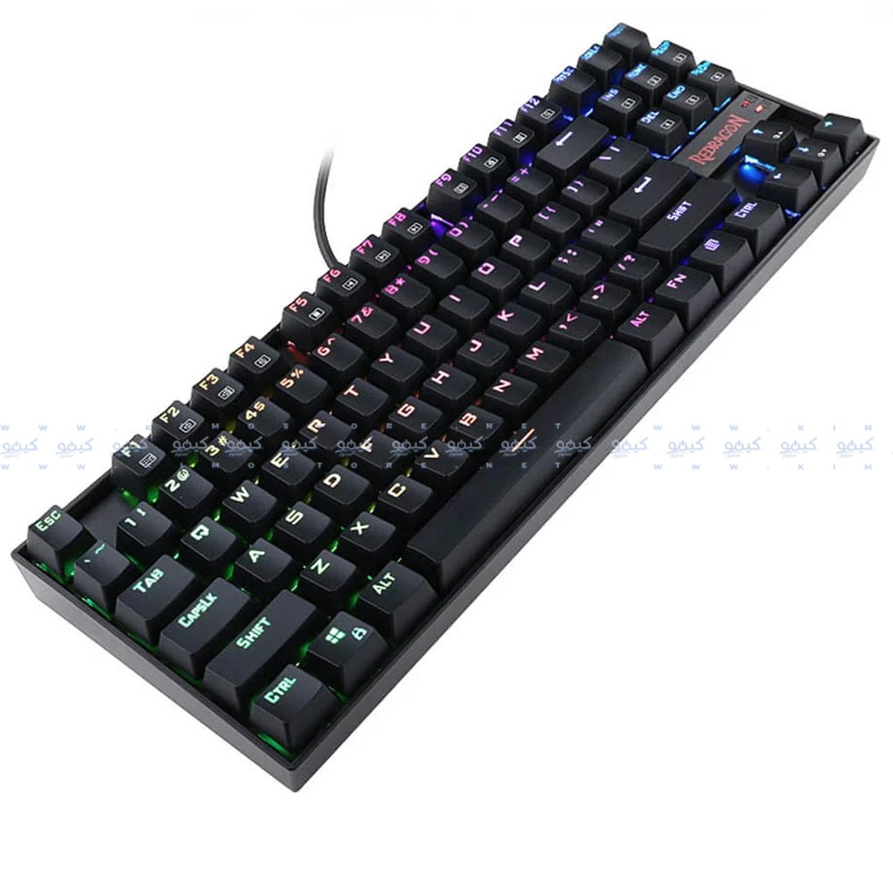 Redragon Kumara K552-KR Red Switch Wired Rainbow Gaming Keyboard English & Arabic