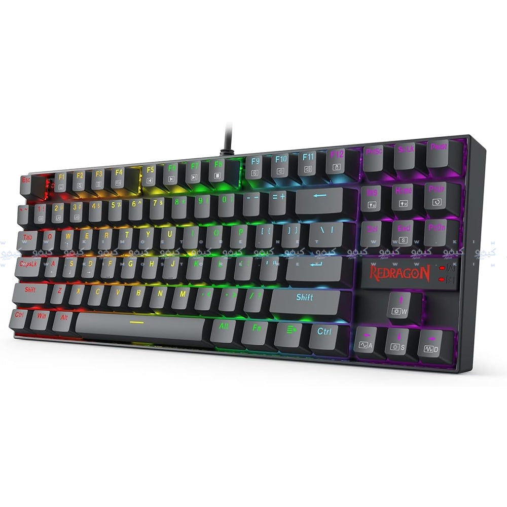 Redragon Kumara K552 Brown Switch Wired RGB Gaming Keyboard English & Arabic