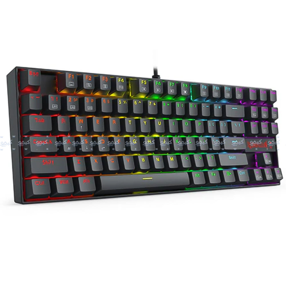 كيبورد ريدراجون سلكي رينبو جيمنج سويتش أزرق إنجليزي وعربي Kumara K552E