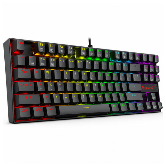 كيبورد ريدراجون سلكي RGB جيمنج سويتش احمر إنجليزي وعربي Kumara K552P-KR-UK