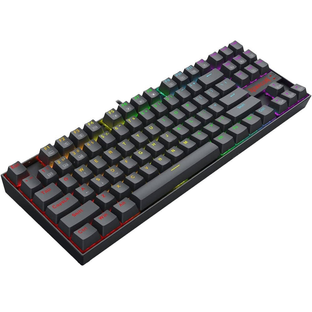 كيبورد ريدراجون سلكي RGB جيمنج سويتش احمر إنجليزي وعربي Kumara K552P-KR-UK