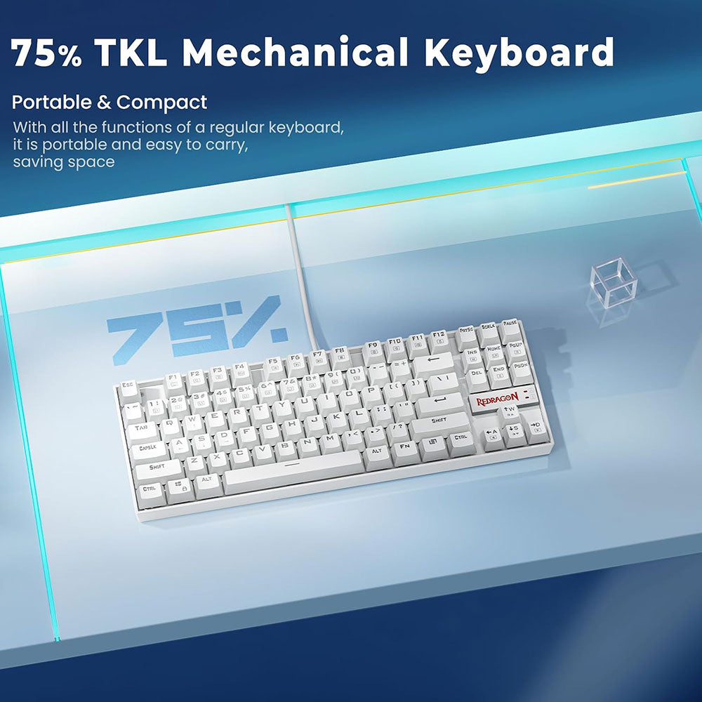 Redragon Kumara K552P-WR Red Switch Wired RGB Gaming Keyboard English & Arabic