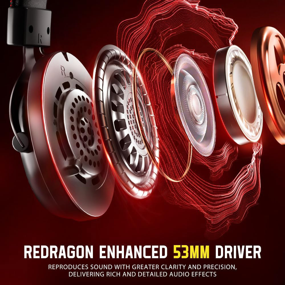 Redragon Luna H540 Gaming Headset - Black