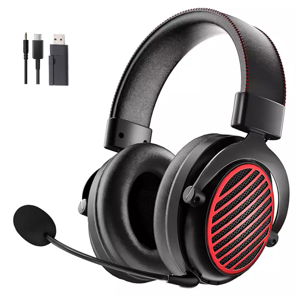 Redragon Luna Pro H540 Bluetooth Wireless & Wired Gaming Headset With Noise-Cancelling Mic - Black