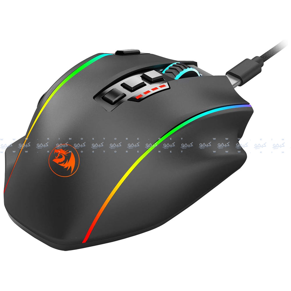 Redragon M901P-KS Rechargeable Wireless & Wired RGB Gaming Mouse 16000Dpi - Black