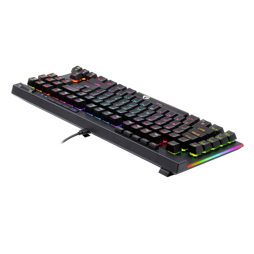 Redragon MAGIC-WAND K587 Pro TKL Triple Mode Rechargeable Bluetooth Wireless & Wired RGB Gaming keyboard English & Arabic