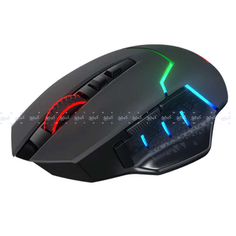 Redragon MIRAGE M690 PRO Dual Mode Rechargeable Wireless & Wired Gaming Mouse 8000Dpi - Black