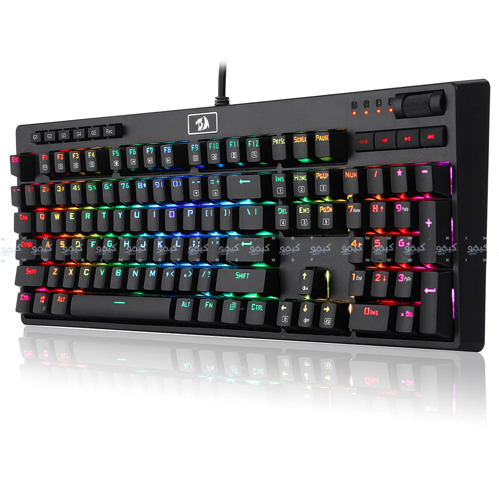 Redragon Manyu K579 MX Blue Switch Wired RGB Gaming Keyboard English & Arabic