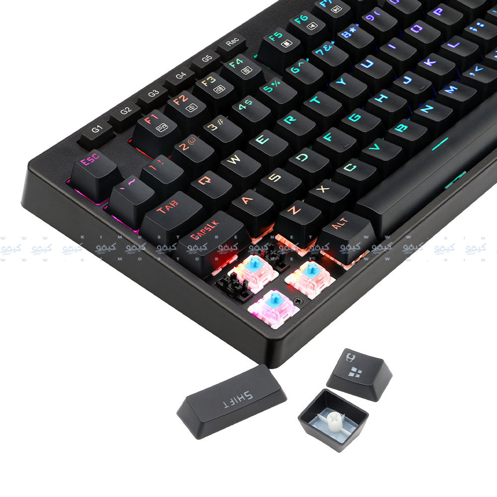 Redragon Manyu K579 MX Blue Switch Wired RGB Gaming Keyboard English & Arabic