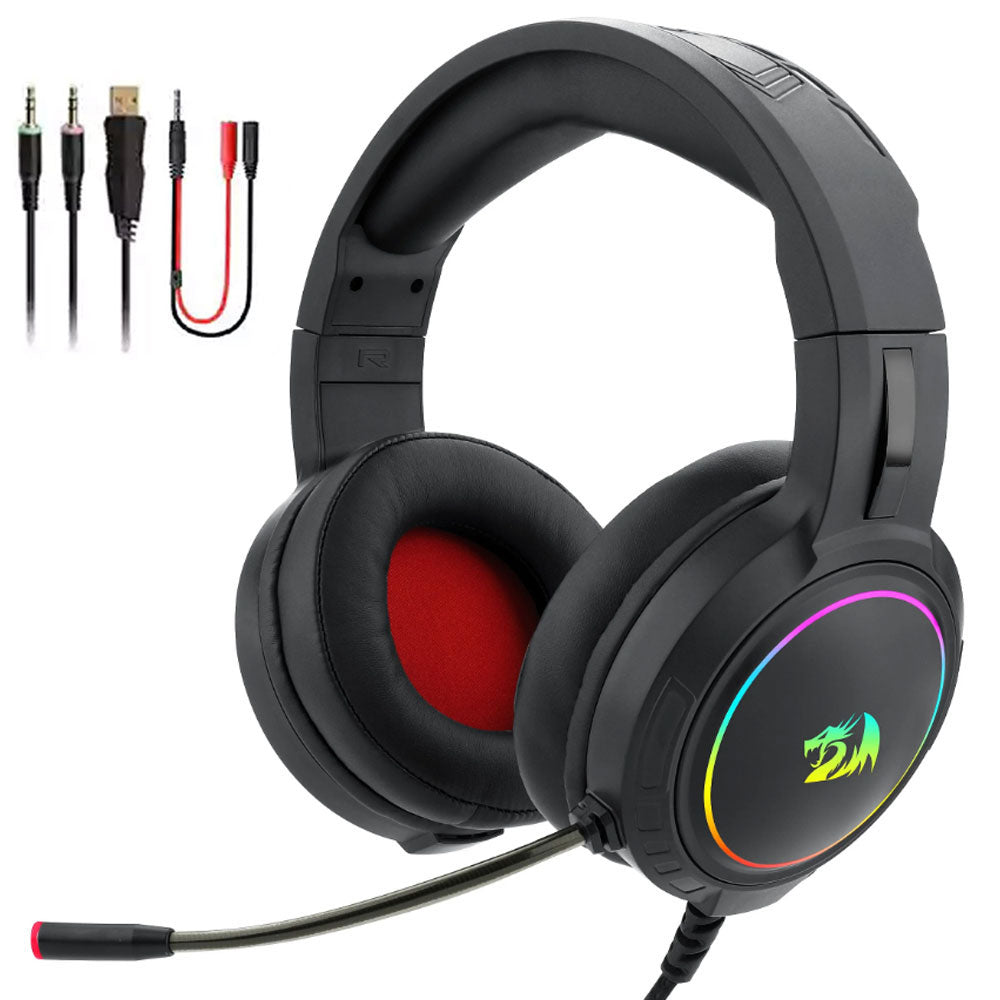 سماعة رأس ريدراجون RGB جيمنج MENTO H270
