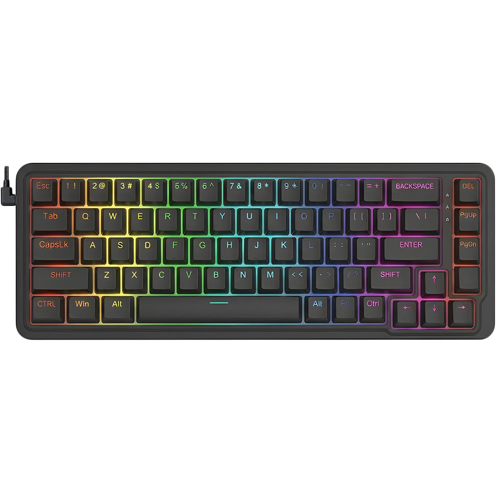 كيبورد ريدراجون سلكى RGB جيمنج إنجليزى وعربي NOVA K709