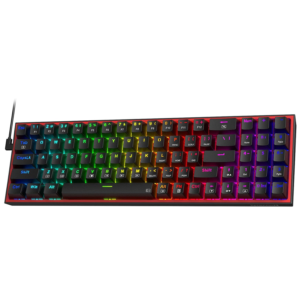 Redragon POLLUX K628 Red Switch Wired RGB Gaming Keyboard English & Arabic