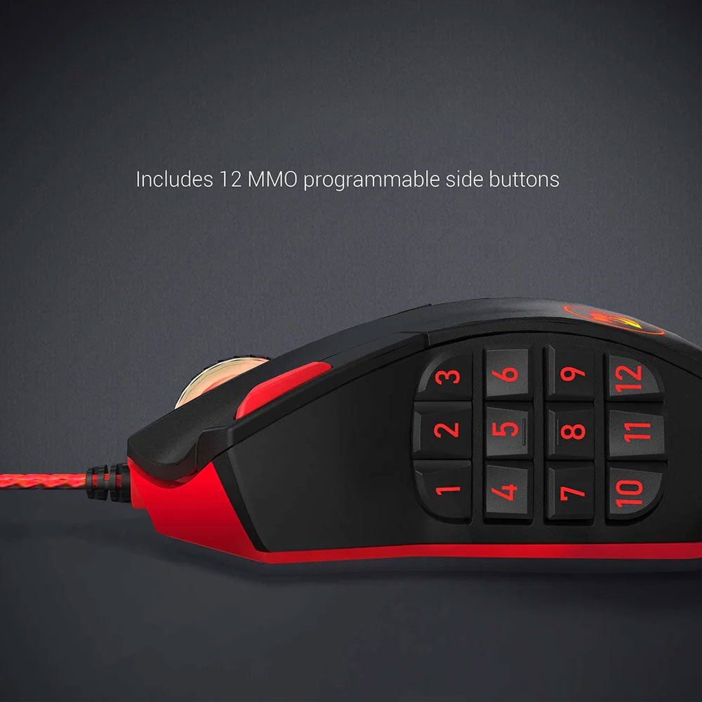 ماوس ريدراجون سلكي RGB جيمنج 12400 نقطة فى البوصة Perdition 3 M901-2