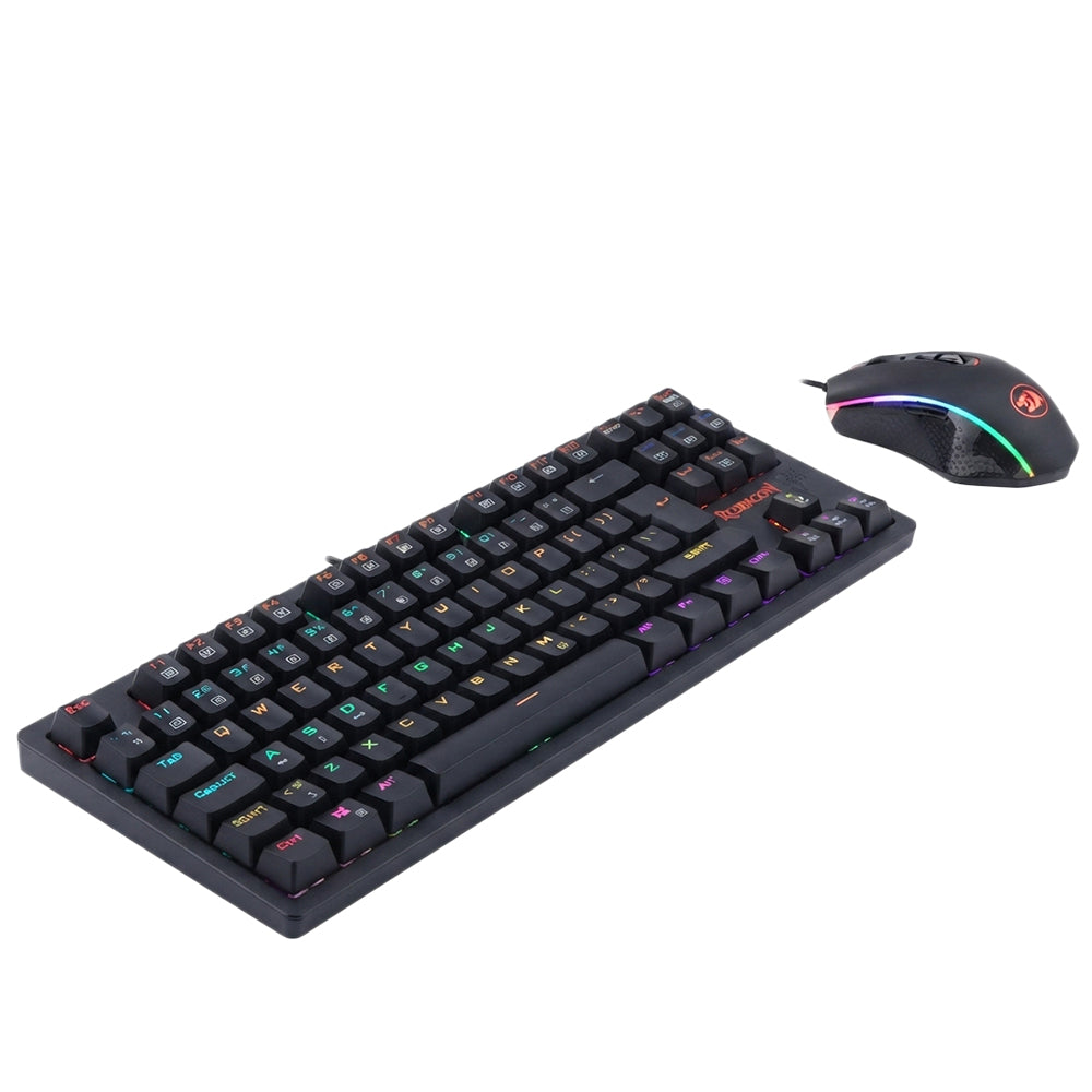 Redragon S113-KN-DE Wired Gaming Keyboard + Mouse Combo English & Arabic