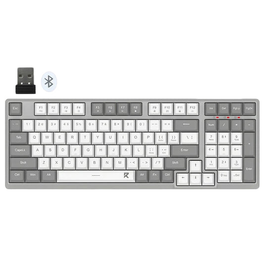 Redragon Scissor BK-7113 Dual Mode Bluetooth Wireless Keyboard English & Arabic