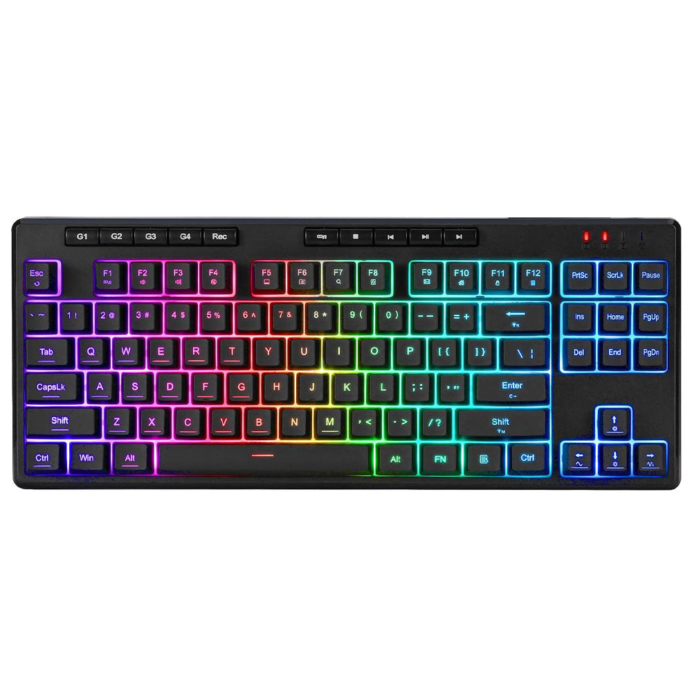 Redragon Shiva K516 Pro 87 Triple Mode Bluetooth Wireless & Wired RGB Gaming Keyboard English & Arabic