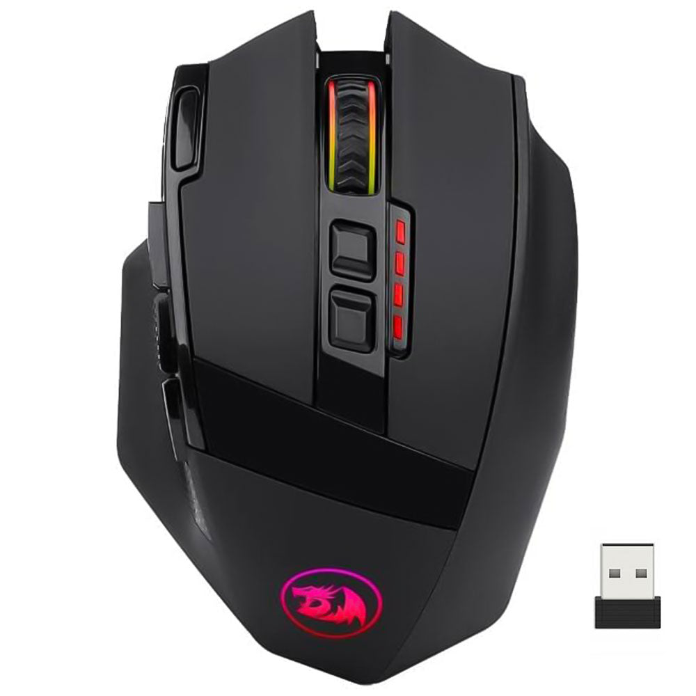 Redragon Sniper Pro M801P Dual Mode Rechargeable Wireless & Wired RGB Gaming Mouse 16000Dpi