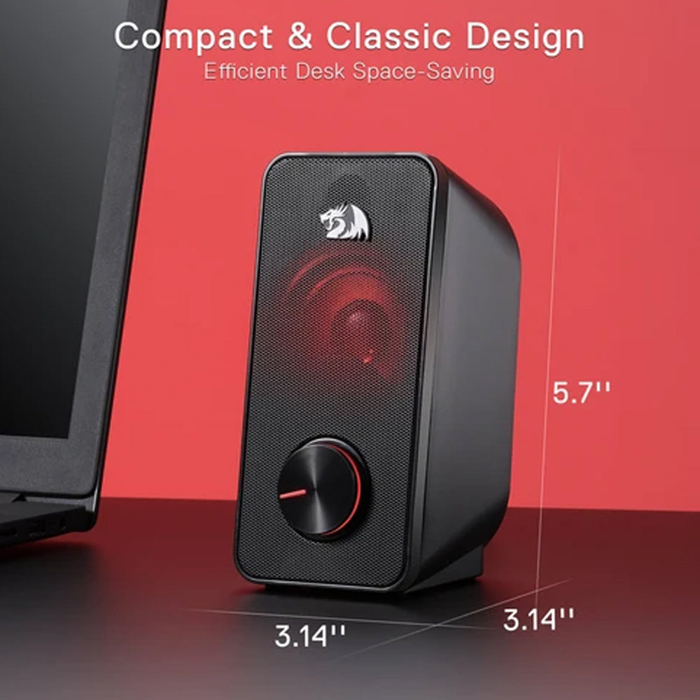 Redragon Stentor GS500 Gaming Speaker 2.0 - Black