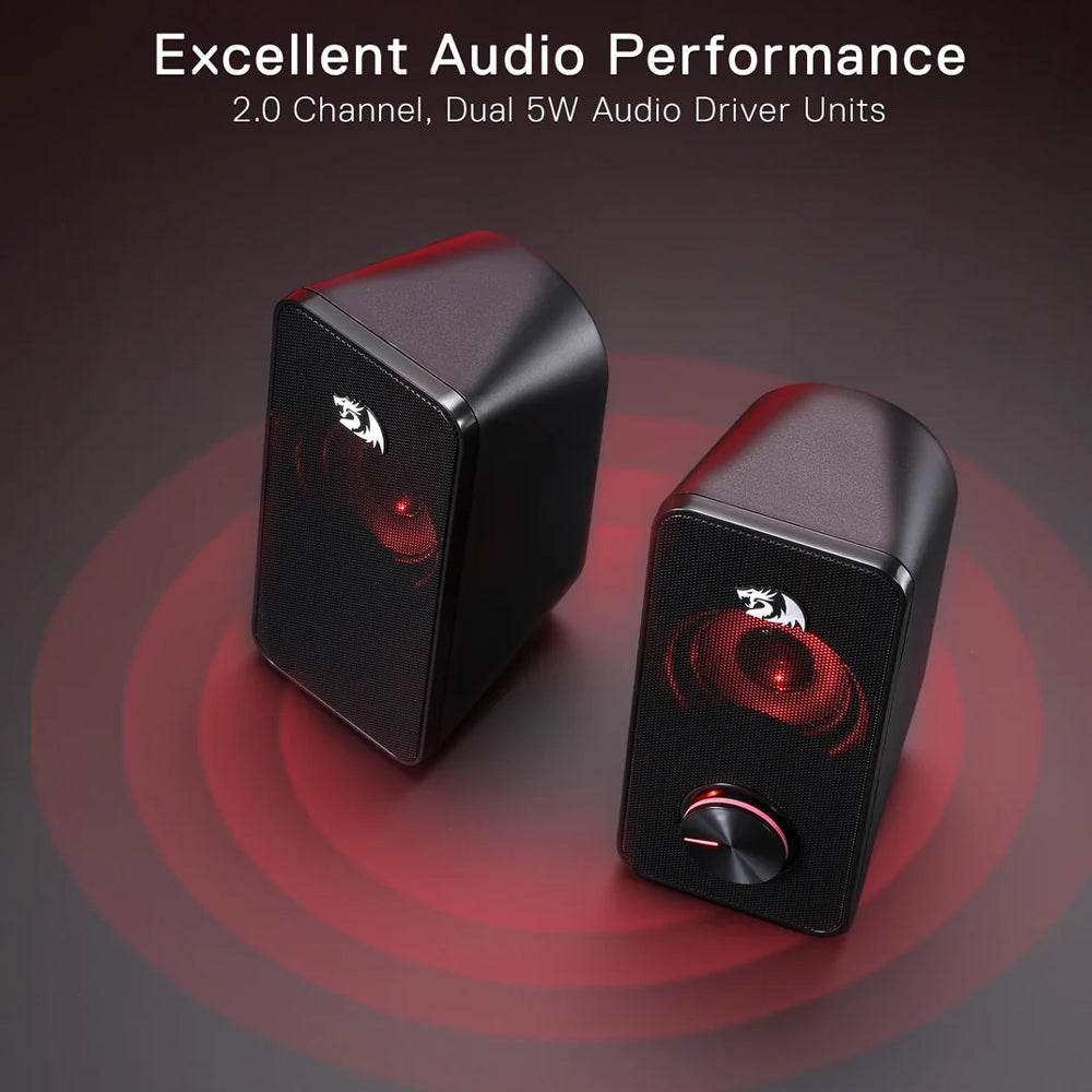 Redragon Stentor GS500 Gaming Speaker 2.0 - Black
