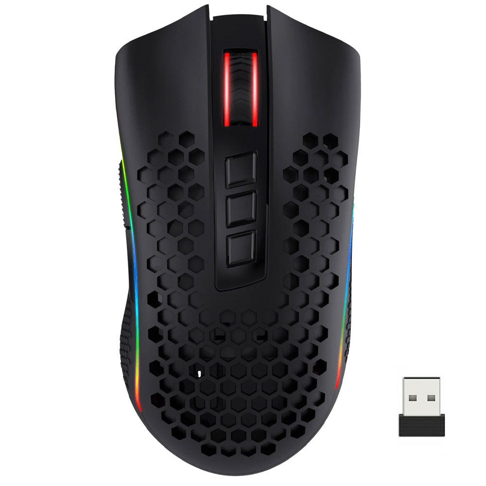 Redragon Storm Pro M808-KS Dual Mode Rechargeable Wireless & Wired RGB Gaming Mouse 16000Dpi