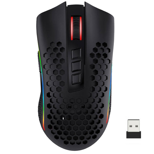 Redragon Storm Pro M808-KS Dual Mode Rechargeable Wireless & Wired RGB Gaming Mouse 16000Dpi