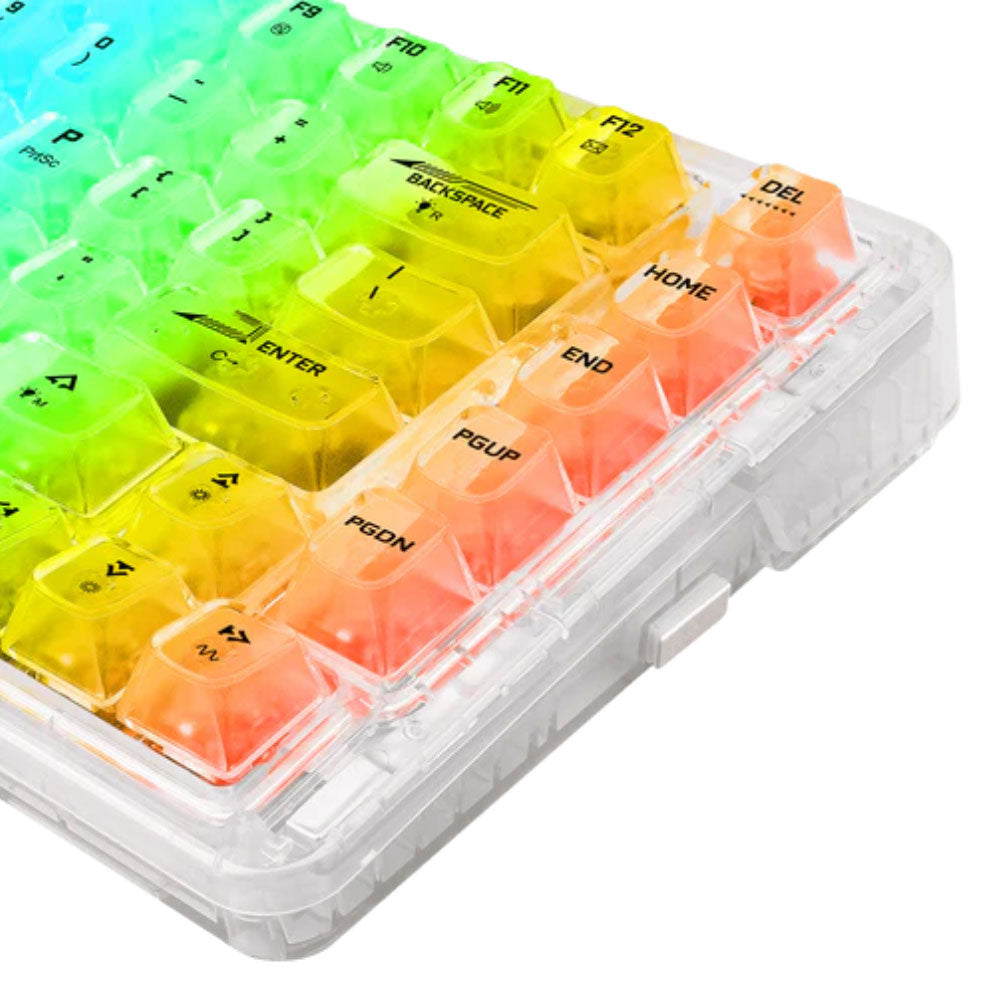 كيبورد ريدراجون لاسلكي RGB جيمنج إنجليزي وعربي Elf Pro K649CT