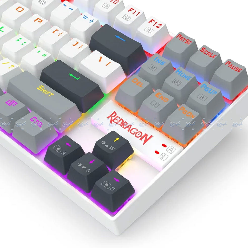 Redragon Kumara K552WGL-R Red Switch Wired Rainbow Gaming Keyboard