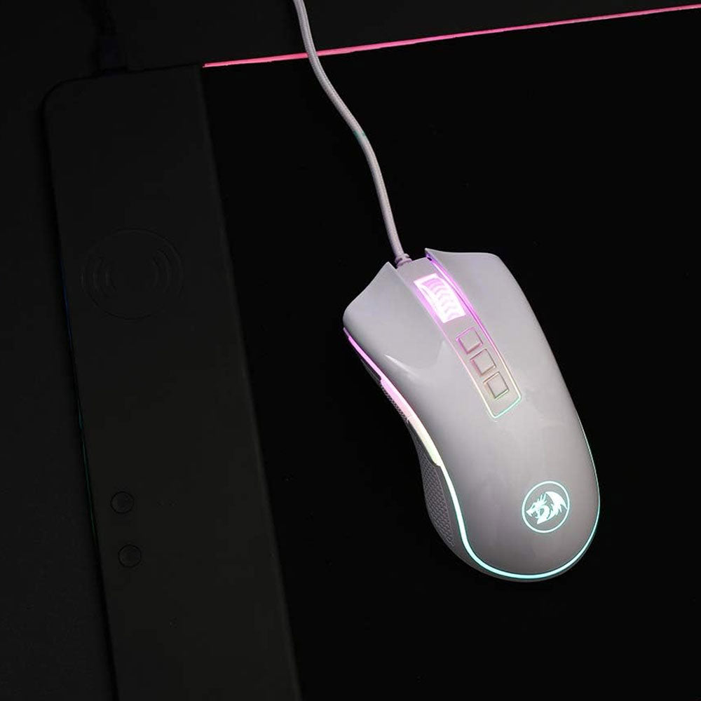 ماوس ريدراجون سلكي RGB جيمنج 12400 نقطة في البوصة M711W-1 Cobra 
