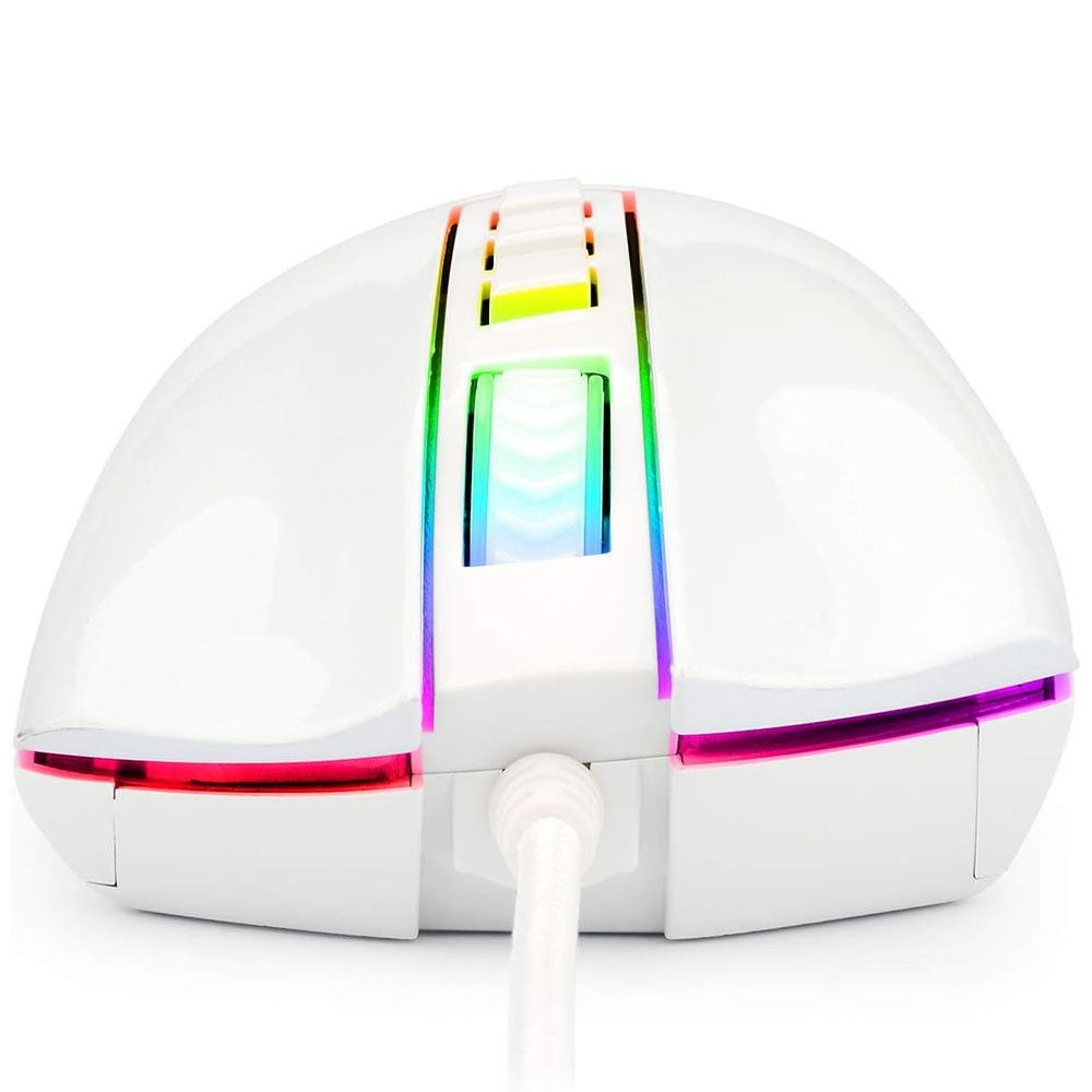ماوس ريدراجون سلكي RGB جيمنج 12400 نقطة في البوصة M711W-1 Cobra - ابيض