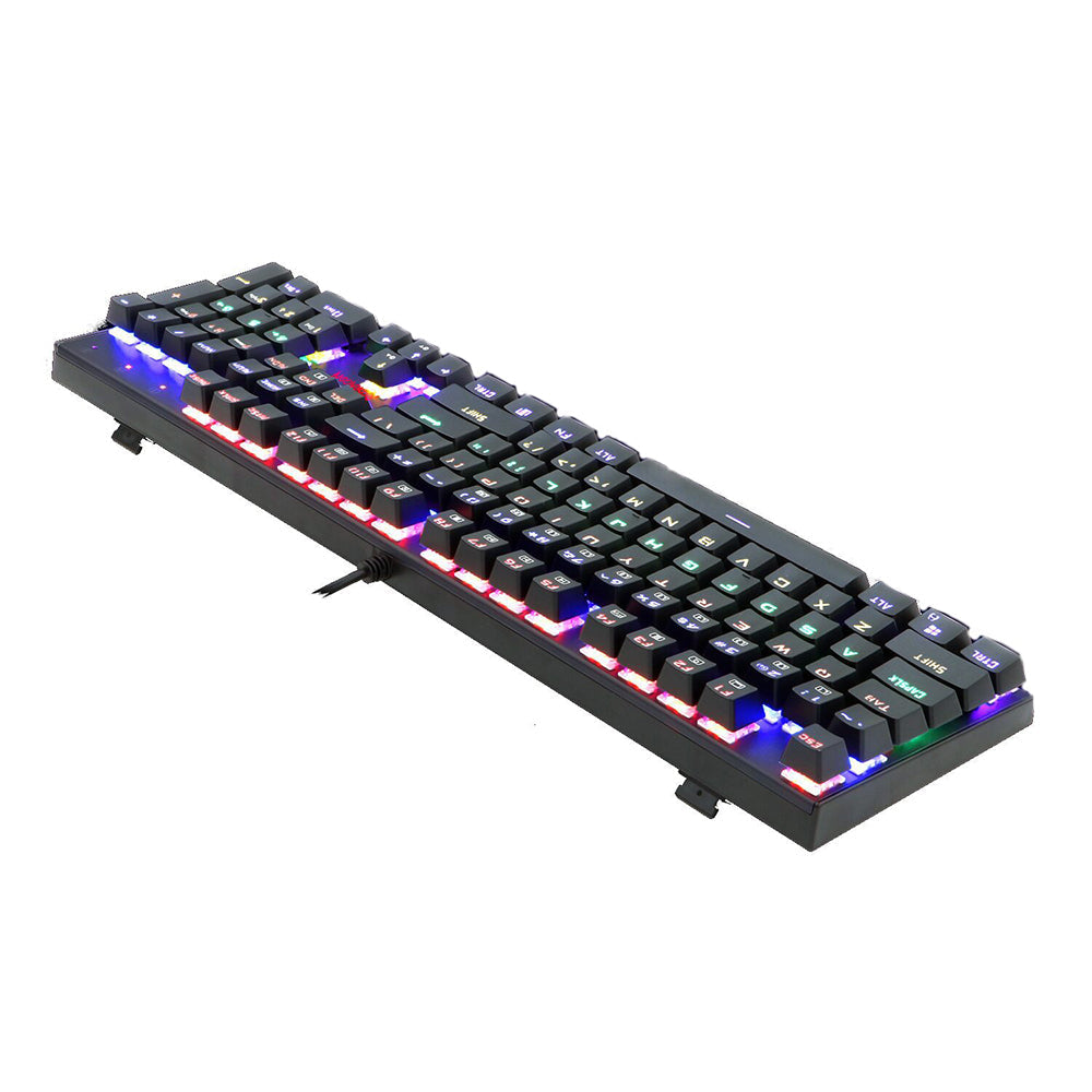 Redragon Rudra K565R-1 Red Switch Wired Rainbow Gaming Keyboard English & Arabic