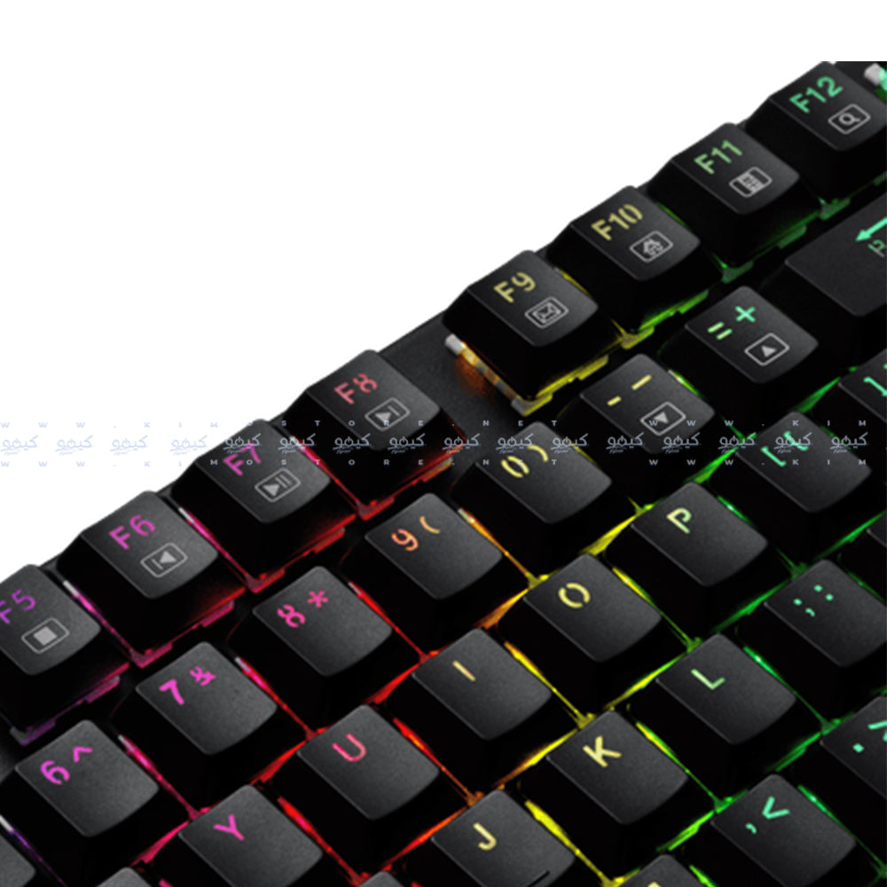 Redragon k589 Shrapnel Blue Switch Wired RGB Gaming Keyboard English & Arabic