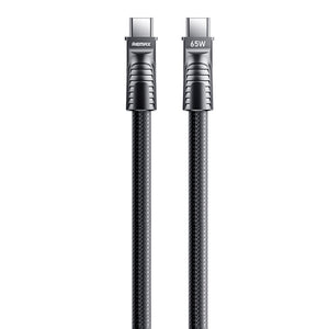 Remax C29 (C-C) Lanyard Type-C To Type-C Cable 65W Fast Charging 0.3m - Black