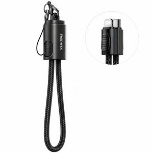 Remax C5(C-L) Type-C To Lightning Cable 3A 30W Fast Charging 0.2m - Black