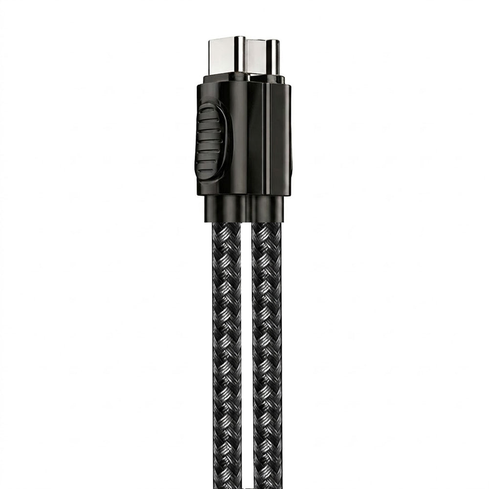 Remax C6 Type-C To Type-C Cable 65W Fast Charging 0.2m - Black