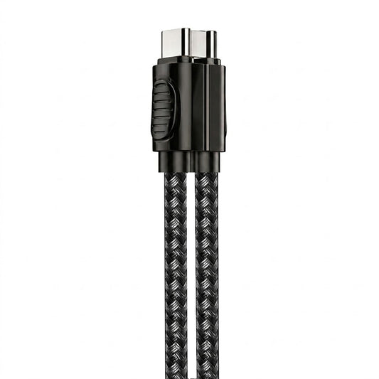 Remax C6 Type-C To Type-C Cable 65W Fast Charging 0.2m - Black