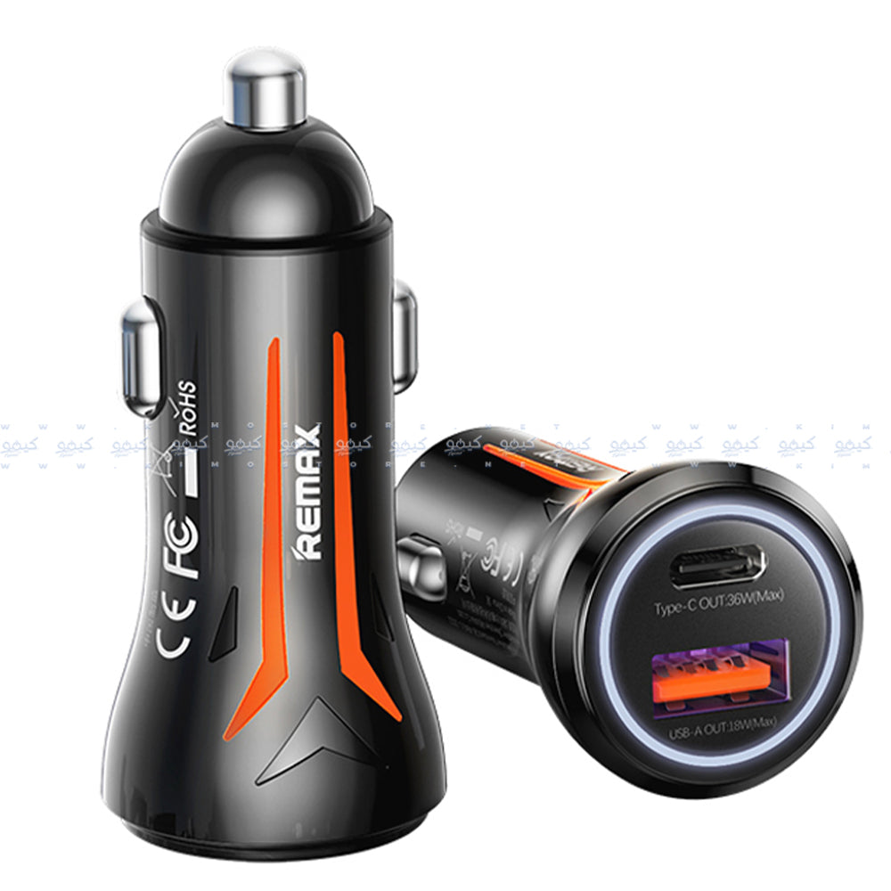 Remax CC05 Car Charger Type-C + USB 54W Fast Charging