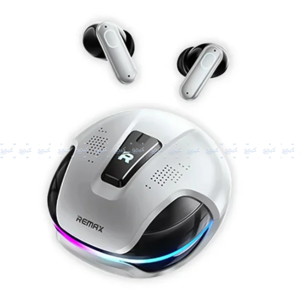 Remax GameBuds G9 RGB ANC True Wireless Earbuds - Silver