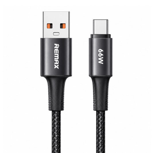Remax RC-C099(A-C) USB To Type-C Cable 6A 66W Fast Charging 1.2m