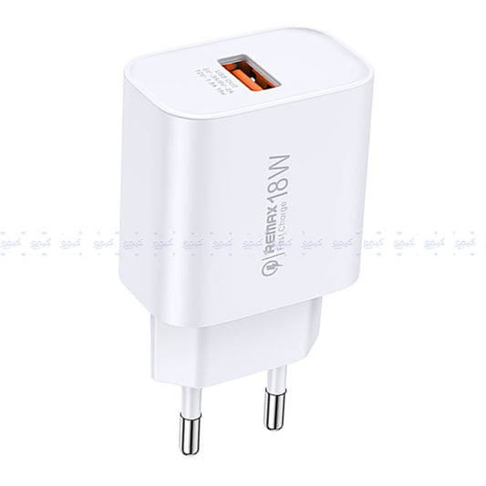 شاحن حائط ريماكس بقوة 18 وات شحن سريع RP-U119 - ابيض