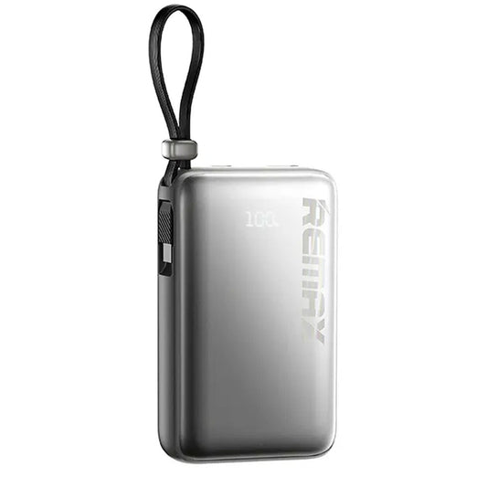 Remax RPP-19 Power Bank USB + Type-C 22.5W Fast Charging 10000mAh Built-In Type-C Cable