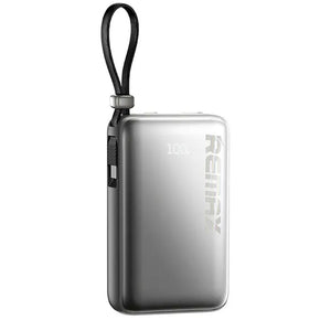 Remax RPP-19 Power Bank USB + Type-C 22.5W Fast Charging 10000mAh Built-In Type-C Cable