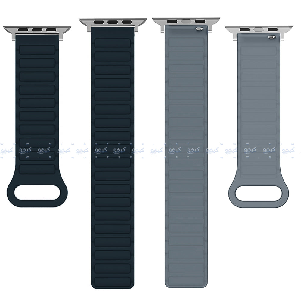Reversible Magnetic Silicon Watch Strap (22mm-44mm-45mm-46mm-49mm)