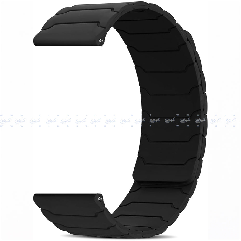 Reversible Magnetic Silicon Watch Strap (22mm)