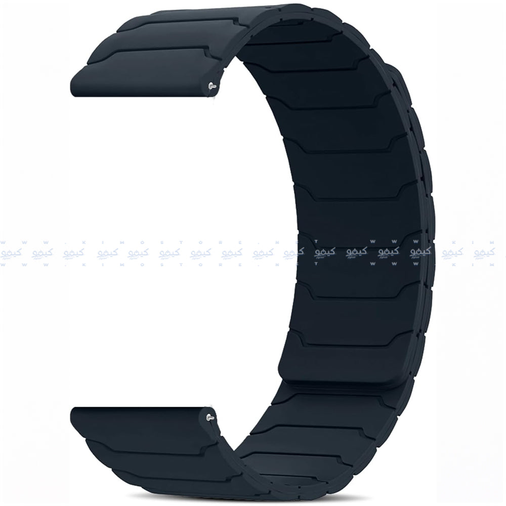 Reversible Magnetic Silicon Watch Strap (22mm)